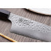 Couteau santoku japonais Kanetsugu Heptagon Uto martelé 17cm