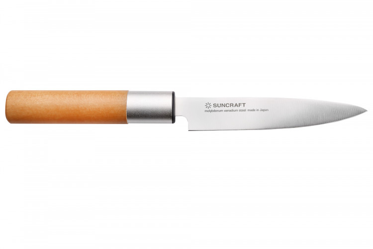 Couteau universel japonais 12cm Suncraft Senzo manche en magnolia