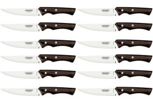 Set de 12 couteaux à steak Tramontina Jumbo lame crantée