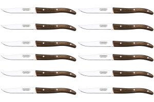Set de 12 couteaux à steak Tramontina French lame micro dentelée