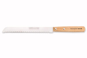 Couteau à pain Nogent Classic 19cm manche en hêtre
