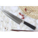 Couteau de chef japonais Shizu Hamono Bessaku Miyako martelé damas 33 couches 21cm