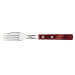 Set de 12 fourchette à steak Tramontina Jumbo 21,5cm manche rouge