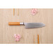 Couteau santoku japonais 16,7cm Suncraft Senzo manche en magnolia