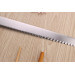 Couteau à pain japonais 23,3cm Suncraft Senzo double crantage manche en magnolia