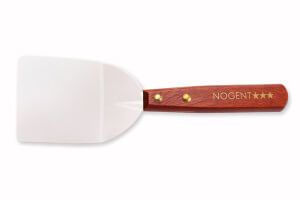 Pelle de cuisine coudée Nogent inox manche bois de charme 6x6cm