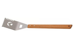 Kit barbecue Tramontina Churrasco 3 pièces : pince + spatule + fourchette à viande
