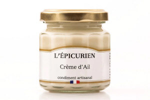 Crème d'ail artisanale L'Épicurien fabriquée en France 100g