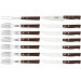 Coffret de 12 couverts de table + set à découper Tramontina marron