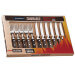 Coffret 6 couteaux à steak lame crantée + 6 fourchettes Tramontina Churrasco manche marron