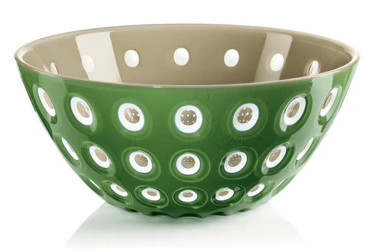 Saladier color&eacute; Guzzini Le Murrine en polym&egrave;re 25cm