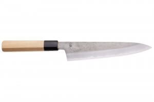 Couteau de chef 21cm japonais artisanal Sakai Kikumori Kikuzuki Rin
