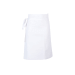 Tablier de cuisine mixte demi-chef Robur Phoenix blanc 100% coton