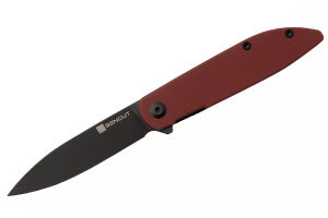 Couteau pliant Sencut Bocll II S220193 lame noire manche en G10 rouge 9,5cm