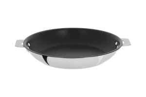 Poêle antiadhérente Cristel Casteline Exceliss amovible en inox 5 plis