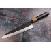 Couteau de chef 21cm japonais artisanal Yuzo Black SLD ébène et olivier
