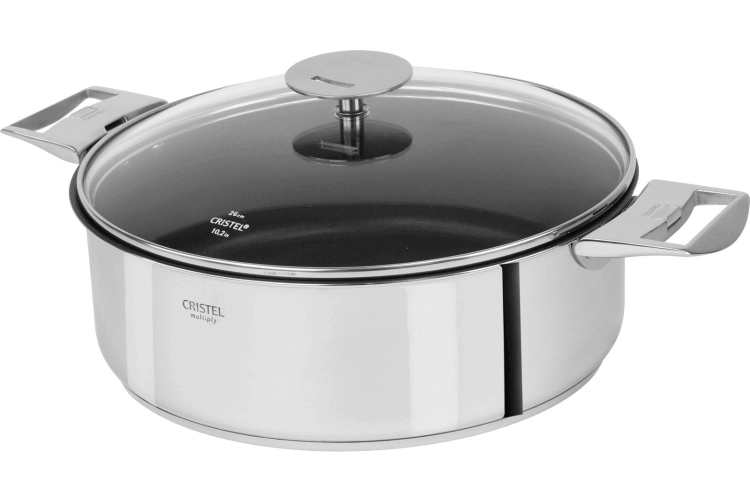 Sauteuse inox anti-adhérent exceliss Mutine amovible - Cristel main image 0