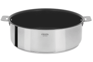 Sauteuse antiadhérente Cristel Casteline amovible Exceliss en inox 5 plis
