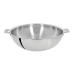Wok Cristel Casteline amovible en inox 3 plis