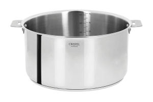 Faitout Cristel Casteline amovible en inox 5 plis