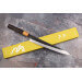 Couteau sujihiki 24cm japonais artisanal Yuzo Black SLD ébène et olivier