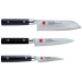 Coffret 3 couteaux japonais Kasumi Standard lames Damas