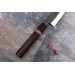 Couteau sujihiki 24cm japonais artisanal Yuzo Black SLD ébène et cognassier