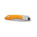 Scie pliante d'élagage Silky Pocketboy 726-17 lame courbée manche caoutchouc jaune 20cm