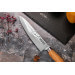 Coffret de 2 couteaux Wusaki Damas 10Cr manches en olivier Chef + Office