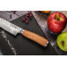 Coffret de 2 couteaux Wusaki Damas 10Cr manches en olivier Chef + Office