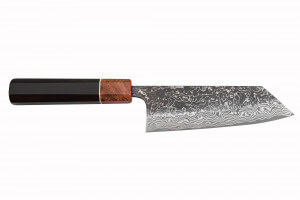Couteau ko-bunka 13,5cm japonais artisanal Masashi Yamamoto SLD Kuro damas