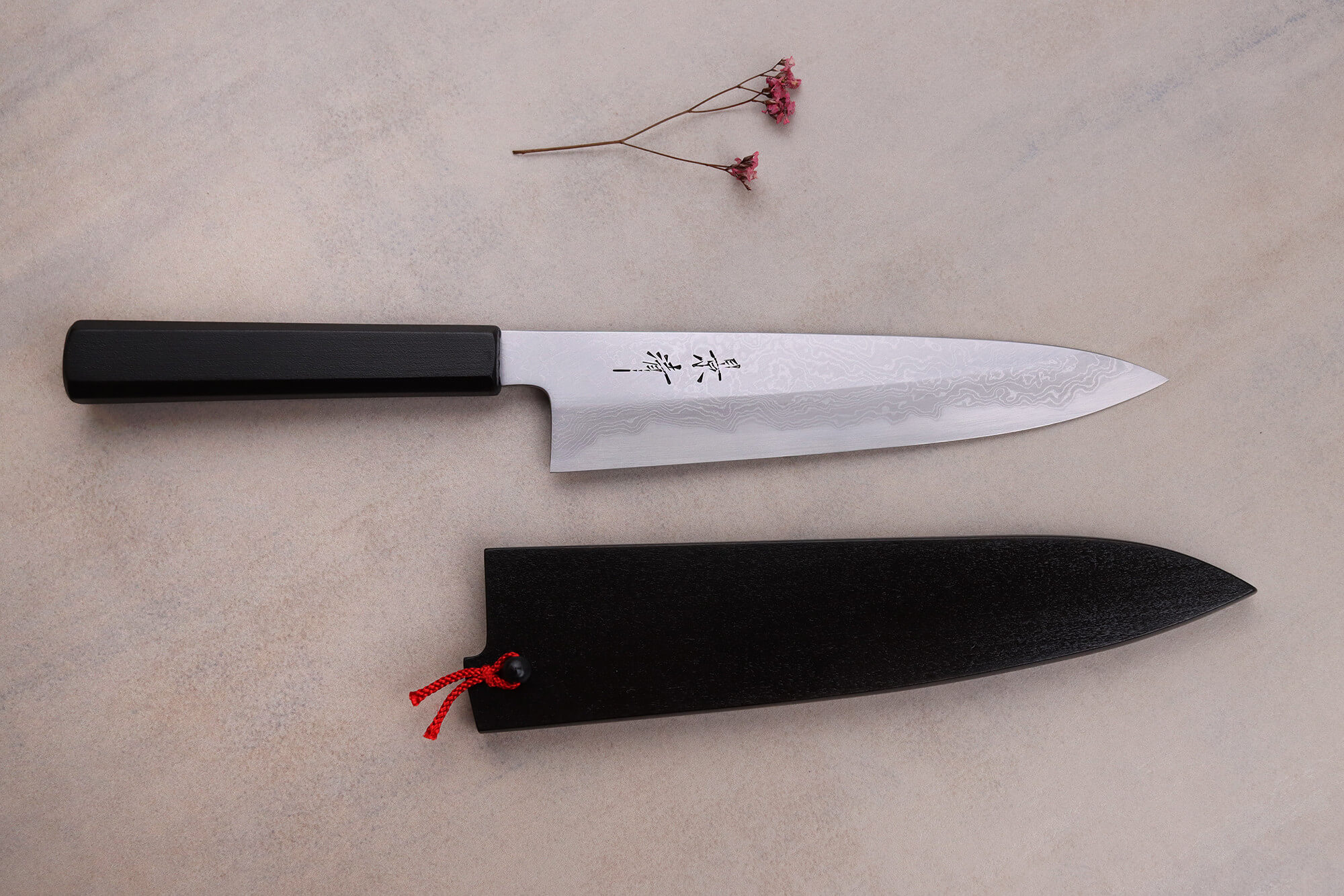 Couteau Damas Gyuto