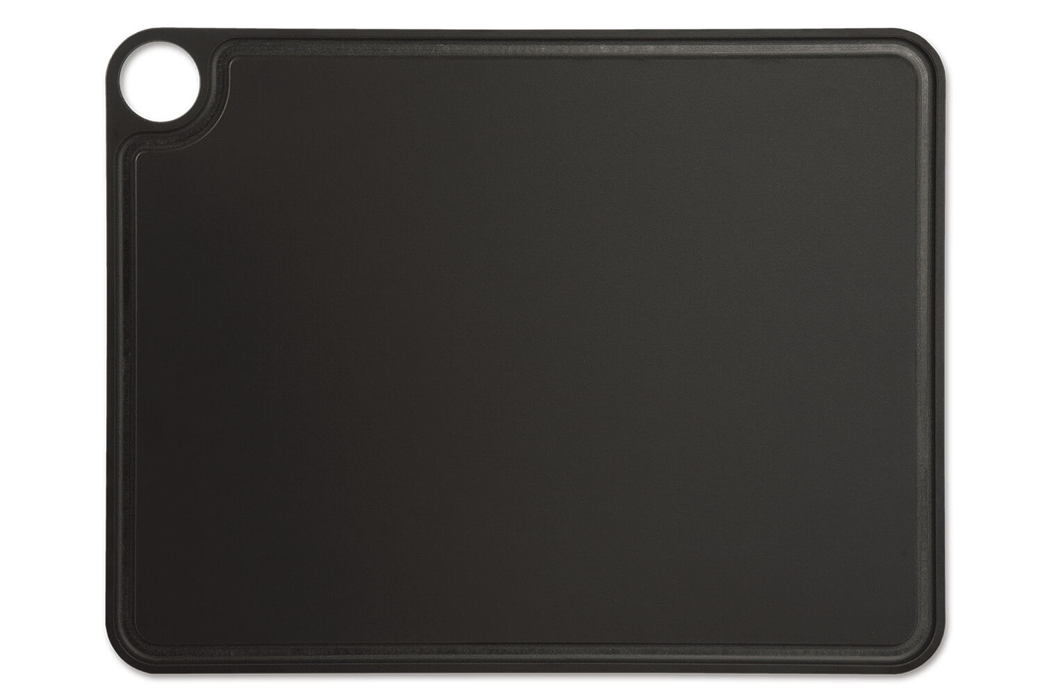 Planche à Découper Arcos Avec Rigole Et Crochet - 33x23 Cm, Fibre De Cellulose Résine, Couleur Brun