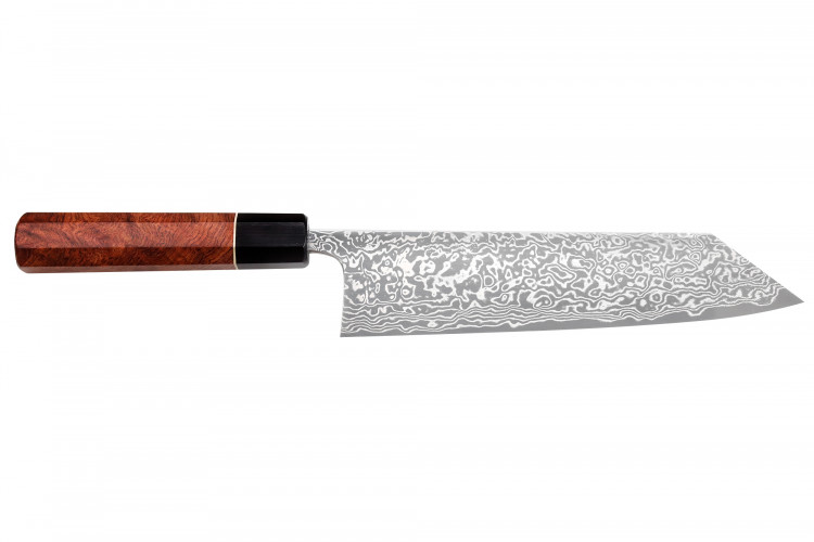 Couteau de chef kiritsuke 21cm japonais artisanal Masashi Yamamoto SLD damas