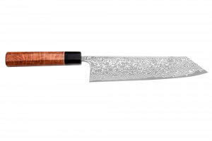 Couteau de chef kiritsuke 24cm japonais artisanal Masashi Yamamoto SLD damas