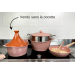 Couvercle tajine Cookut en céramique pour L'Incroyable cocotte 28cm + livret de recettes
