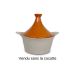 Couvercle tajine Cookut en céramique pour L'Incroyable cocotte 24cm + livret de recettes