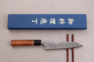 Couteau universel 15cm japonais artisanal Masashi Yamamoto SLD damas