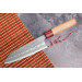 Couteau santoku japonais artisanal Tsunehisa Aogami Super martelé 16,5cm