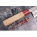 Couteau santoku japonais artisanal Tsunehisa Aogami Super martelé 16,5cm