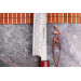 Couteau sujihiki japonais artisanal Tsunehisa Aogami Super martelé 24cm