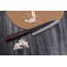 Couteau de chef japonais artisanal Nao Yamamoto Damas AS brut de forge 18cm
