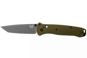 Couteau pliant Benchmade Bailout 537GY-1 manche aluminium anodisé vert 12cm avec brise-vitre