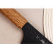Couteau kiritsuke japonais 19cm Sakai Takayuki Kurokage manche en chêne brûlé