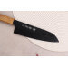 Couteau santoku japonais 17cm Sakai Takayuki Kurokage manche en chêne brûlé