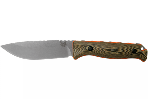 Couteau Benchmade Saddle Mountain Skinner 15002-1 lame noire 10,7cm manche G10/Richtlite + étui boltaron