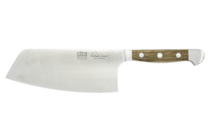 Couteau de chef chinois Güde Alpha Chêne 16cm en acier forgé