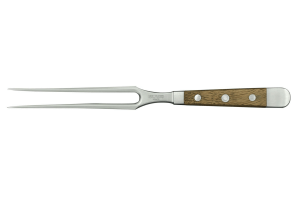 Fourchette à viande Güde Alpha Chêne 18cm en acier forgée