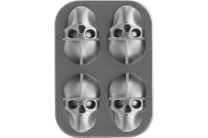 Moules à glaçons Westmark Mr.Skully en silicone avec couvercle