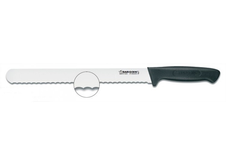 Couteau à génoise lame dentelée Bargoin - 25cm